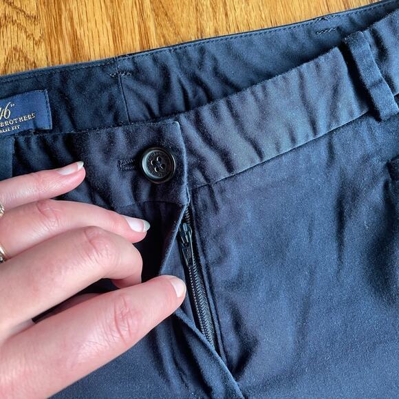 BROOKS BROTHERS Navy Natalie Fit Pants Size 4 - Picture 4 of 9